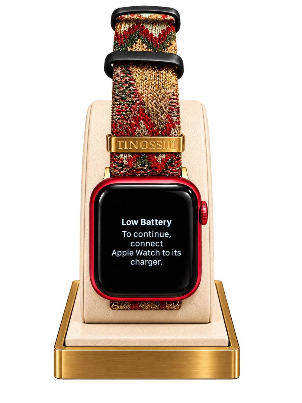 Apple Watch Series 6 40mm Red Aluminum Body Frame + 4 New Bands – No Charger